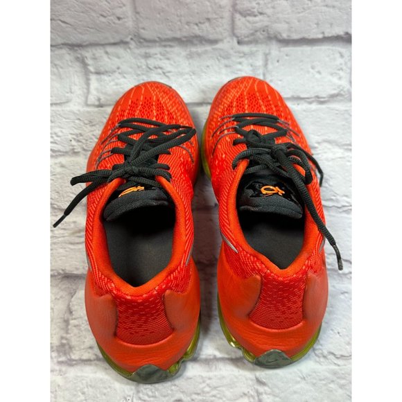 Nike Zoom KD Orange Silver Basketball Shoes US 7Y 768867-808 - Picture 8 of 12